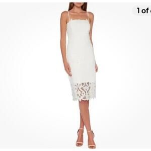 Bardot Lina Lace Sheath Dress Size 14